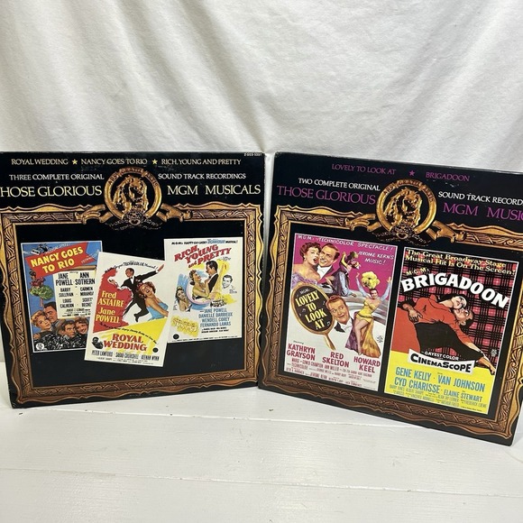 Vintage MGM Musicals Vinyl Record Bundle- Brigadoon, Royal Wedding And More! - Picture 2 of 7
